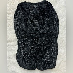 Soft & Cozy Black Shimmer Pajama Set | Lounge Set | XS/S